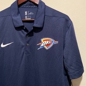 Oklahoma Thunder OKC Nike Dri-Fit Polo